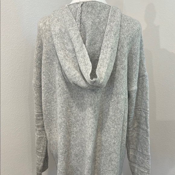 Sonoma Light Gray Hooded Knit Sweater - Picture 6 of 8